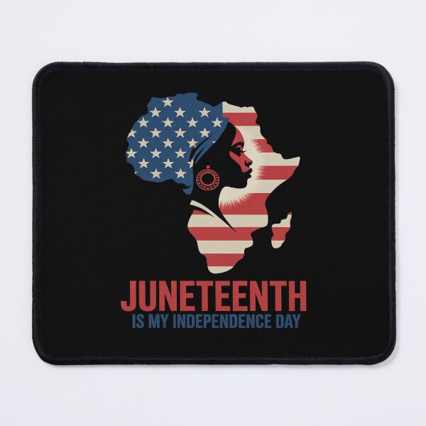 Item preview, Juneteenth Is My Independence Black Girl African July 4th designed and sold by catsdothingz.