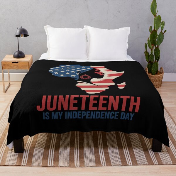 Item preview, Juneteenth Is My Independence Black Girl African July 4th  designed and sold by catsdothingz.