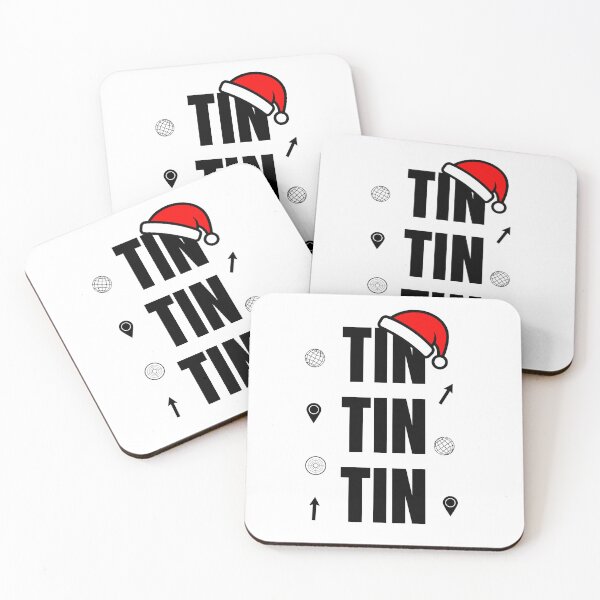 Item preview, TIN Christmas Geospatial Typography designed and sold by SpatialPost.