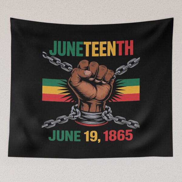Item preview, Juneteenth June 19th 1865 Juneteenth Black Freedom Day Flag  designed and sold by catsdothingz.