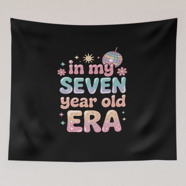 Item preview, In My Seven Year Old Era 7th Birthday Kids 7 Year Old designed and sold by ProudForFunny.