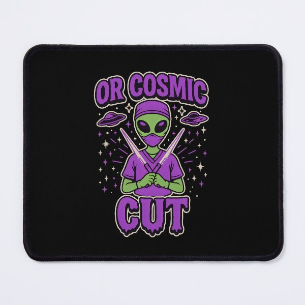Item preview, OR Cosmic Cut – Alien Scrub Tech Surgeon Sci-Fi Design designed and sold by ClinicalHubs.