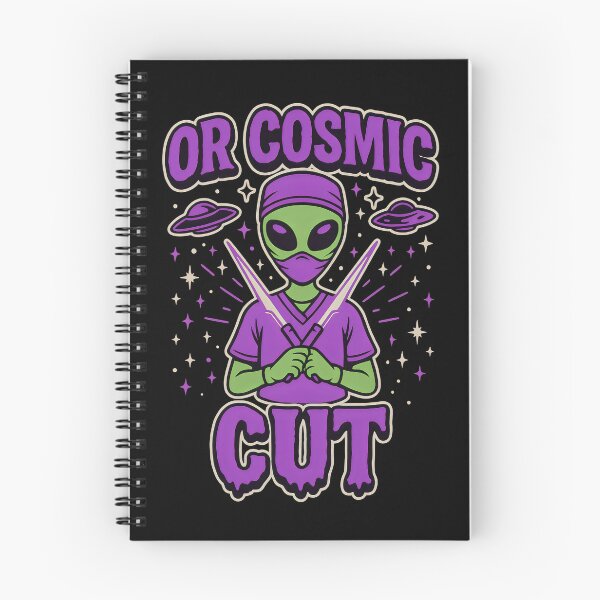 Item preview, OR Cosmic Cut – Alien Scrub Tech Surgeon Sci-Fi Design designed and sold by ClinicalHubs.