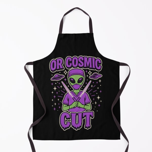 Item preview, OR Cosmic Cut – Alien Scrub Tech Surgeon Sci-Fi Design designed and sold by ClinicalHubs.