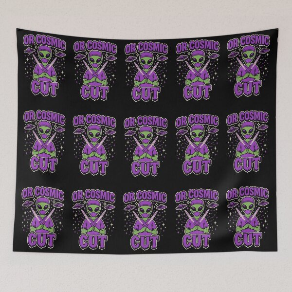 Item preview, OR Cosmic Cut – Alien Scrub Tech Surgeon Sci-Fi Design designed and sold by ClinicalHubs.