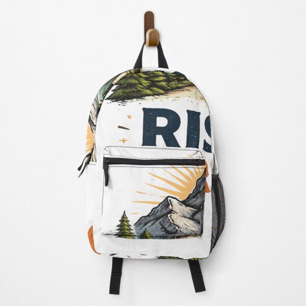 Item preview, Rise & Grind – Mountain Motivation Minimal Design designed and sold by NomadUSArt.
