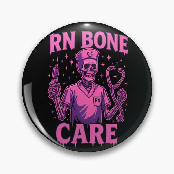 Item preview, RN Bone Care – Skeleton Nurse Dark Humor RN Design designed and sold by ClinicalHubs.