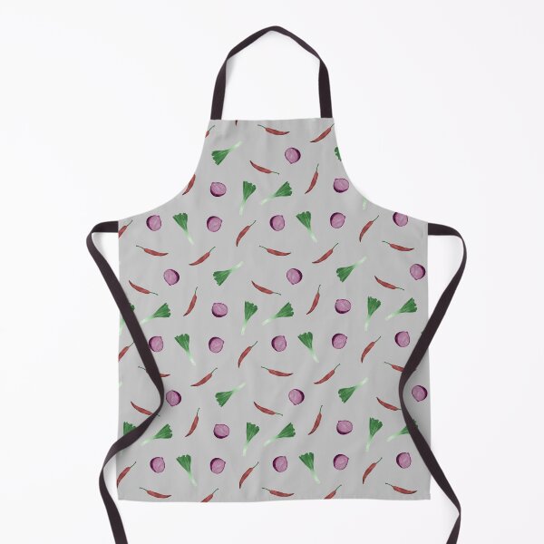 Item preview, Rustic Vegetable Garden: Leeks & Chili designed and sold by studiomamabara.