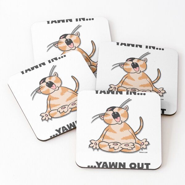 Item preview, Yoga Cat : Yawn in...Yawn Out designed and sold by wobblyfrogs.