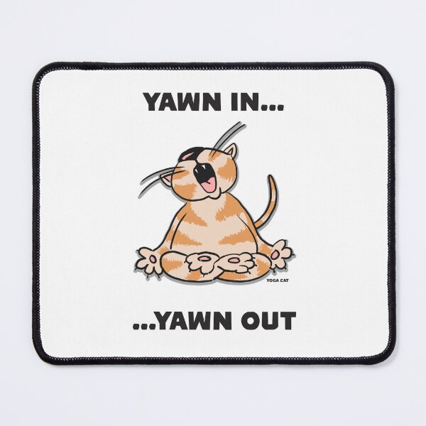 Item preview, Yoga Cat : Yawn in...Yawn Out designed and sold by wobblyfrogs.