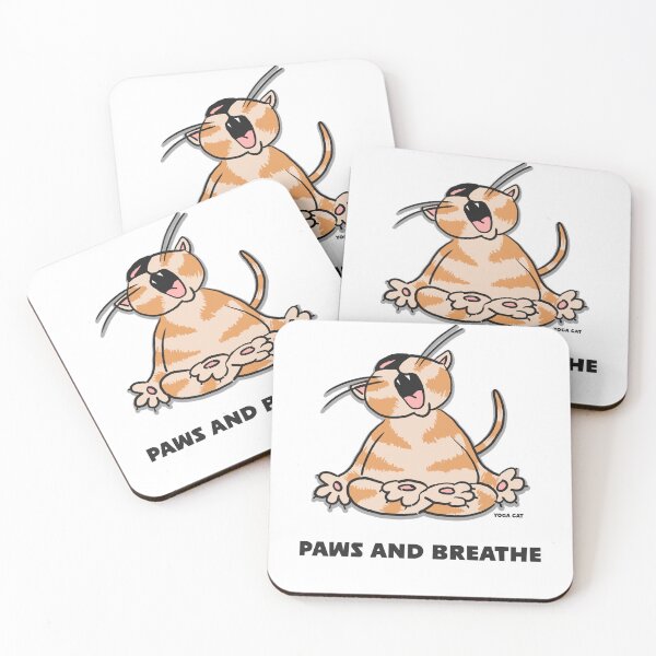 Item preview, Yoga Cat : Paws and breathe designed and sold by wobblyfrogs.