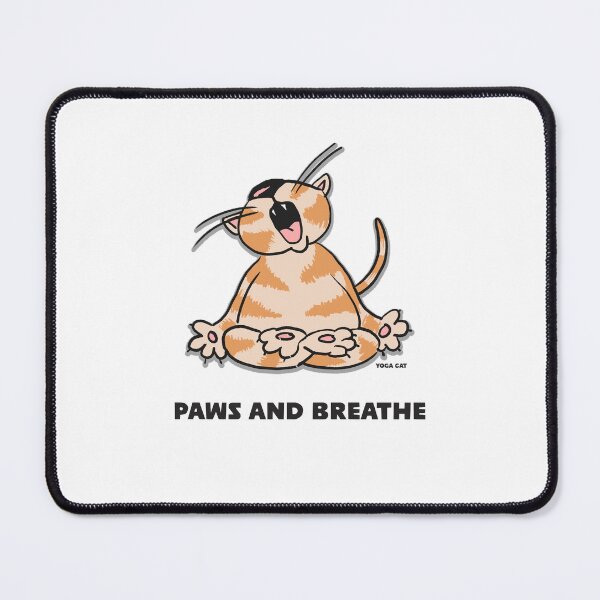 Item preview, Yoga Cat : Paws and breathe designed and sold by wobblyfrogs.