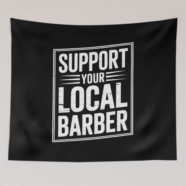 Item preview, Support Your Local Barber Gift for a Barber Fans designed and sold by andreaswest.