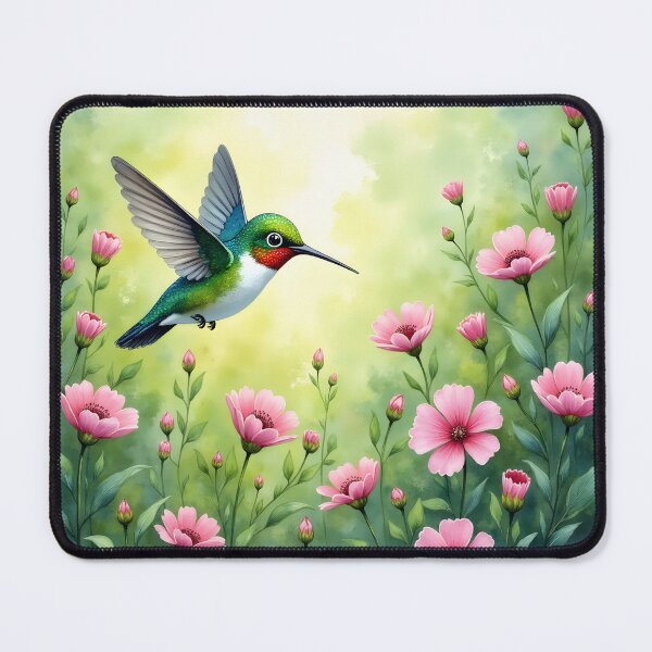 Item preview, Enchanted Hummingbird Meadow designed and sold by Kuky Studio.