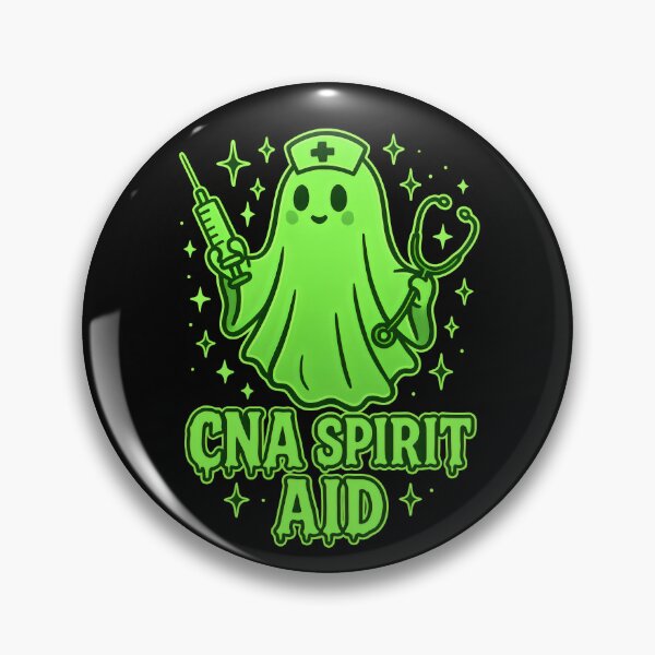Item preview, Ayuda espiritual de CNA: Diseño médico de Halloween con un lindo fantasma de CNA designed and sold by ClinicalHubs.