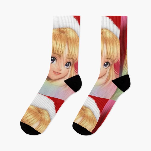Item preview, Christmas anime girl portrait designed and sold by ArtsJulian.