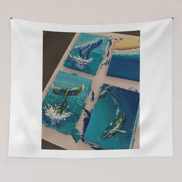 Item preview, Whale Horizon Dream designed and sold by Patrycjabeauty.