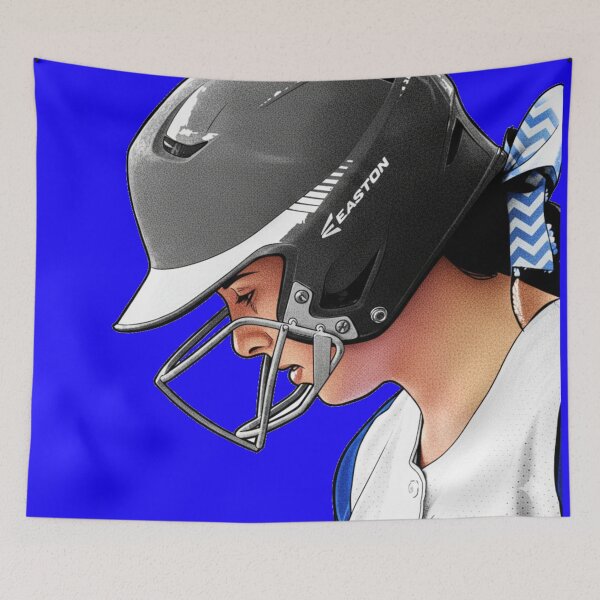 Item preview, Side Portrait of a Focused Softball Player designed and sold by royalswin.