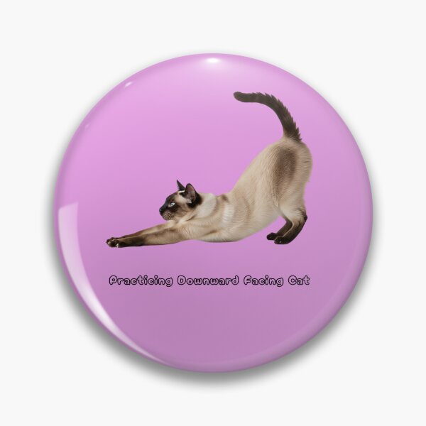 Item preview, Practicing Downward Facing Cat - Funny Siamese Cat Yoga Shirt designed and sold by janicerafael.