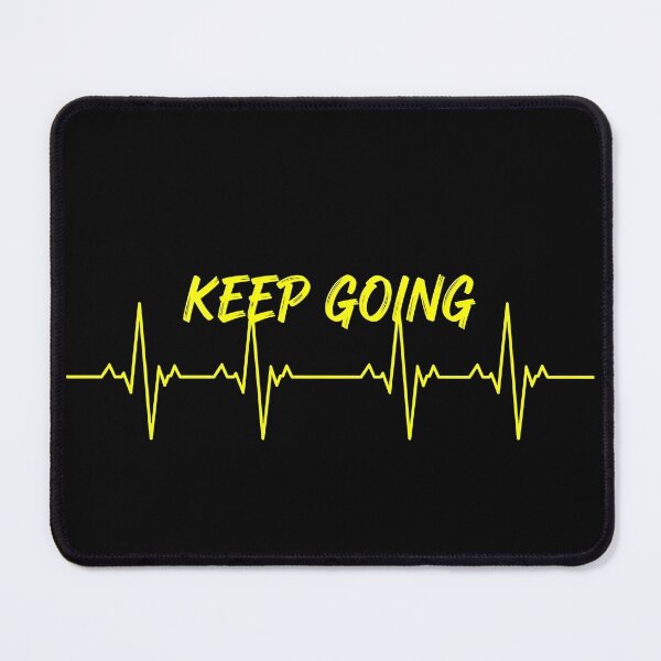 Item preview, Keep Going Neon Heartbeat – Mental Health Awareness & Motivation designed and sold by Luminari Creations.