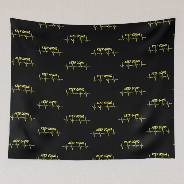 Item preview, Keep Going Neon Heartbeat – Mental Health Awareness & Motivation designed and sold by Luminari Creations.