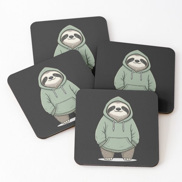 Item preview, Lazy but Honest Sloth | Funny Adult Sloth Hoodie Cartoon designed and sold by ColorSplash123.