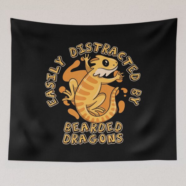 Item preview, Easily Distracted By Bearded Dragons Pogona Bearded Dragon designed and sold by odemsysyobst.