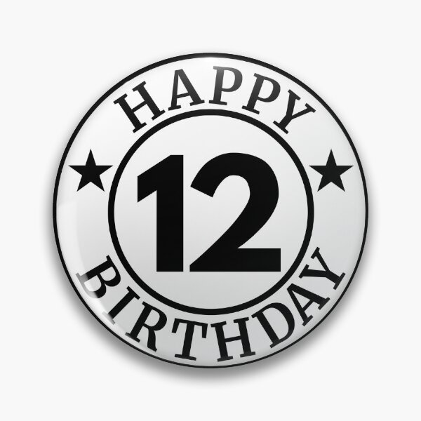 Item preview, Happy 12th Birthday Celebration designed and sold by highflycrafts.