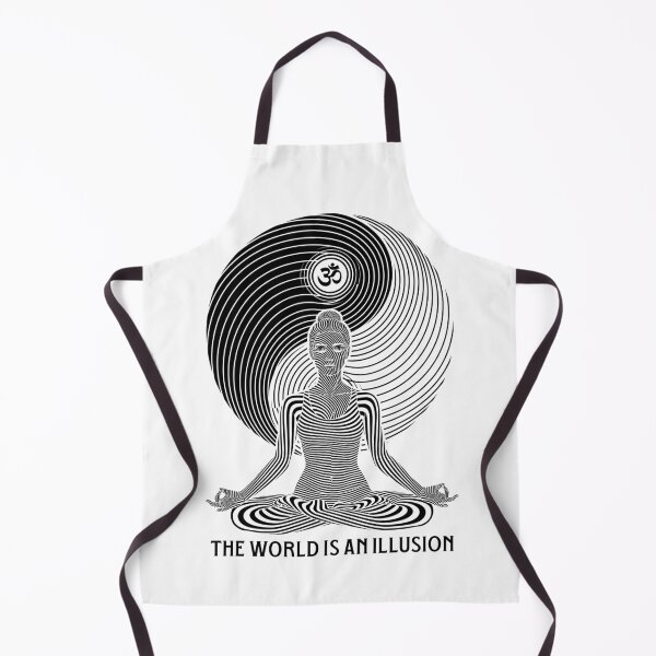 Item preview, Yoga World Illusion Yin Yang Zen Girl Meditation Funny Woman designed and sold by GrandeDuc.