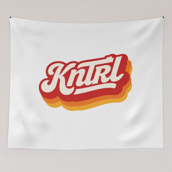 Item preview, KNTRL Retro 70s Typography Shirt – Vintage Motorcycle Script Streetwear Design designed and sold by OreoStudio.