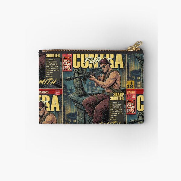 Item preview, Contra Force Smith Vintage Comic Cover Gaming Art designed and sold by Back2Collage.