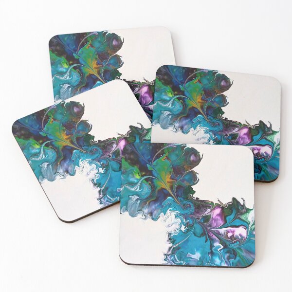 Item preview, Botanical Bloom Fluid Art Painting designed and sold by AussieMuma.