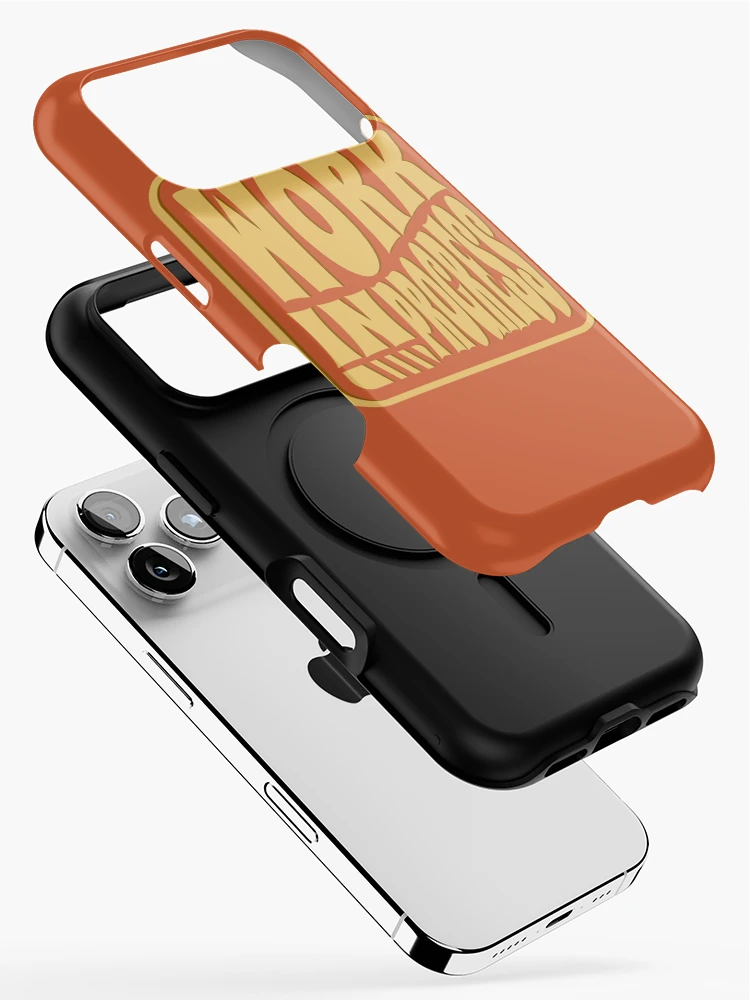Thumbnail 2 of 4, iPhone Case, Work In Progress - Motivational Quote designed and sold by JavaGraph.