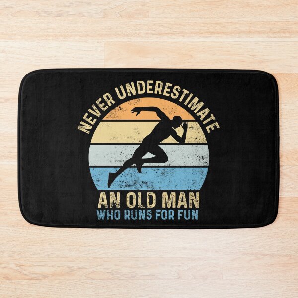 Item preview, Never Underestimate an Old Man Who Runs for Fun Funny Running designed and sold by LounisArt.