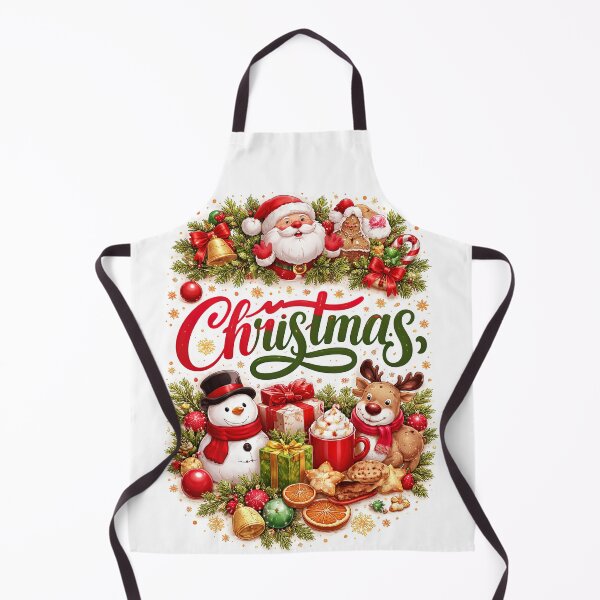 Item preview, Christmas Festive Illustration | Cute Santa Snowman Reindeer Holiday Art | Christmas Gift Design designed and sold by LoveLaxmi Arts.