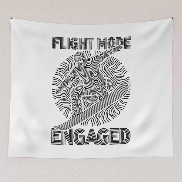 Item preview, Funny Snowboarder Snowboarding Snowboard Flight Mode Jump designed and sold by GrandeDuc.