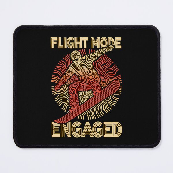 Item preview, Funny Snowboarder Snowboarding Snowboard Flight Mode Jump designed and sold by GrandeDuc.