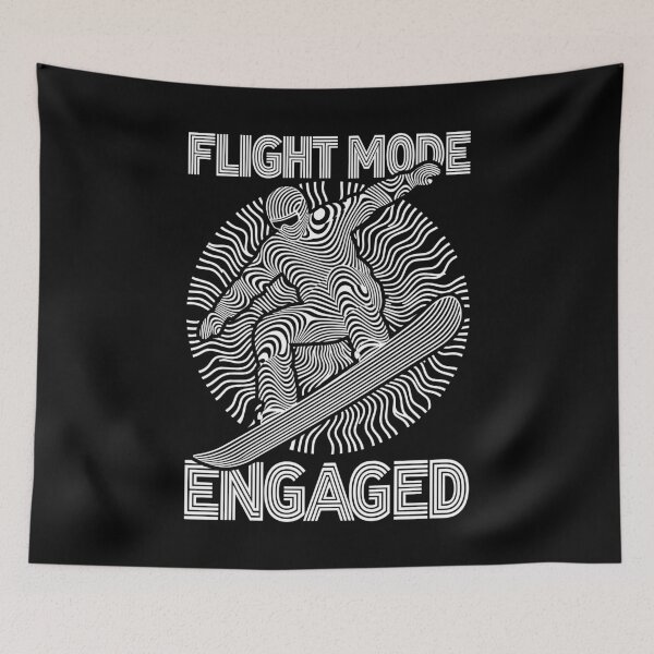 Item preview, Funny Snowboarder Snowboarding Snowboard Flight Mode Jump designed and sold by GrandeDuc.