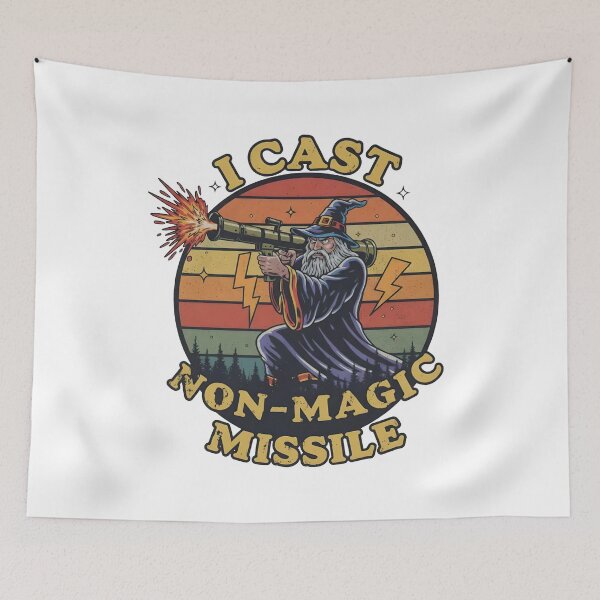 Item preview, I Cast Non-Magic Missile Funny Hobbit Meme designed and sold by westegtflogan.