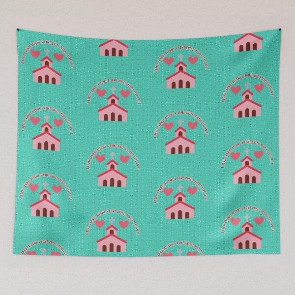 Item preview, Beautiful Thought | A Home Becomes Home Because of People designed and sold by VeenaArtStudio.