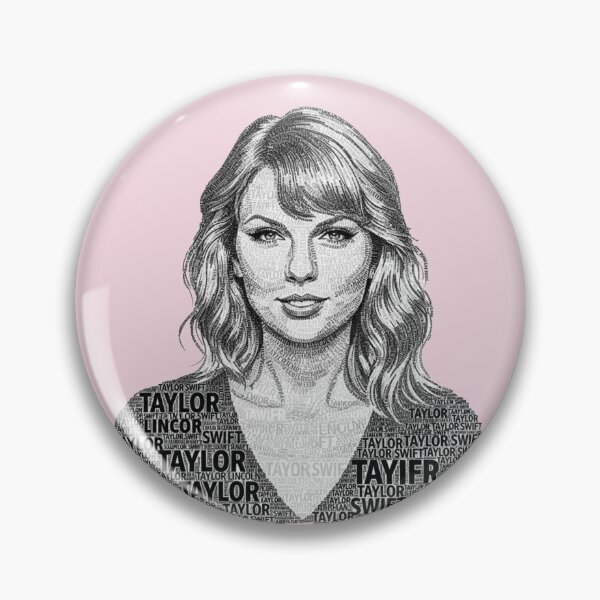 Item preview, Taylor Swift – Typographic Portrait designed and sold by TheWonkyEaselCo.