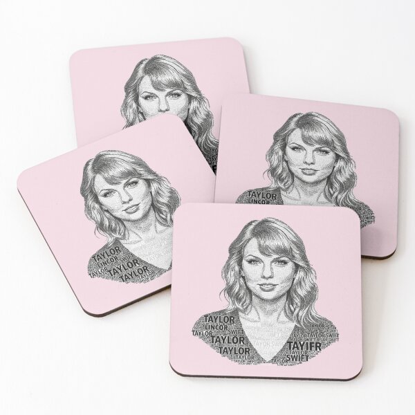 Item preview, Taylor Swift – Typographic Portrait designed and sold by TheWonkyEaselCo.