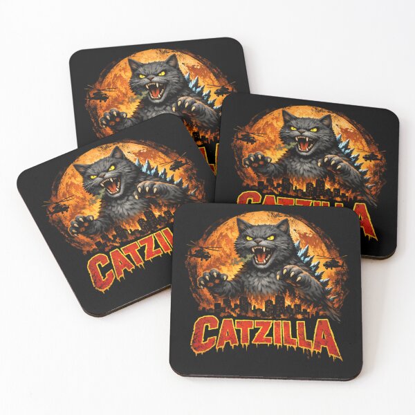 Item preview, Catzilla King of Pawstar Cat Attack Meowzilla Energy designed and sold by HumansStuck12.