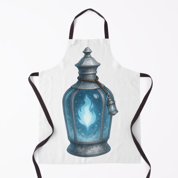 Item preview, Spirit Lantern Solution Sticker – Arcane Blue Flame Light designed and sold by AlcheArtsStudio.