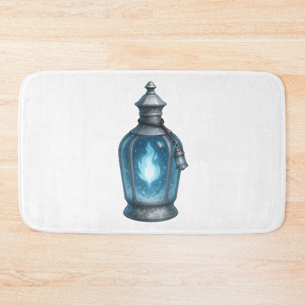 Item preview, Spirit Lantern Solution Sticker – Arcane Blue Flame Light designed and sold by AlcheArtsStudio.