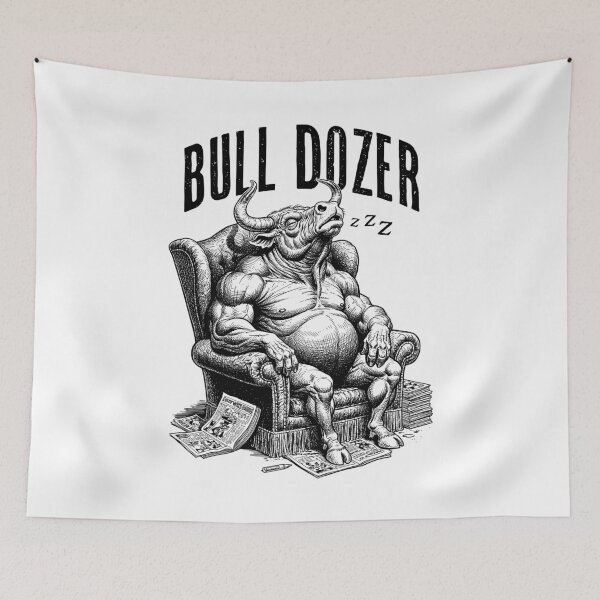 Item preview, Bull Dozer Dad Pun Funny Father's Day Birthday Nap Time designed and sold by GrandeDuc.