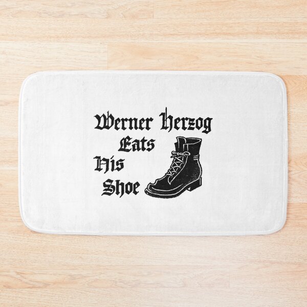 Item preview, Werner Herzog Eats His Shoe  designed and sold by jojotaro123.