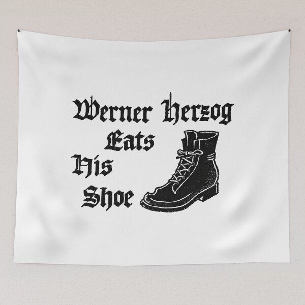 Item preview, Werner Herzog Eats His Shoe  designed and sold by jojotaro123.
