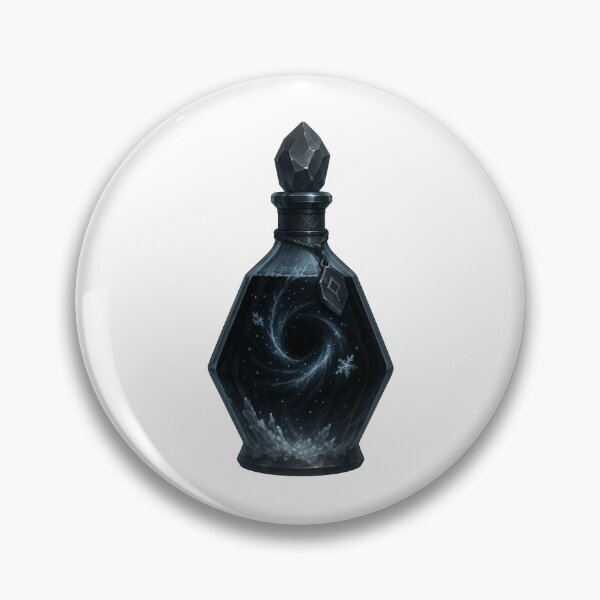 Item preview, Void of Winter sticker– Black Frost Abyss Potion designed and sold by AlcheArtsStudio.