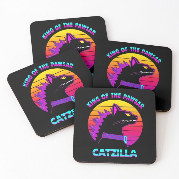 Item preview, Catzilla King of Pawstar Charges Into Brutal Cat Attack Battle designed and sold by HumansStuck12.